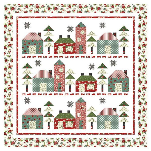 Erica Made Christmas Ville Quilt Pattern Riley Blake Designs